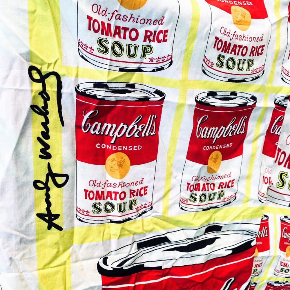 RARE Andy Warhol Pop Art Duvet Cover & Pillow Case